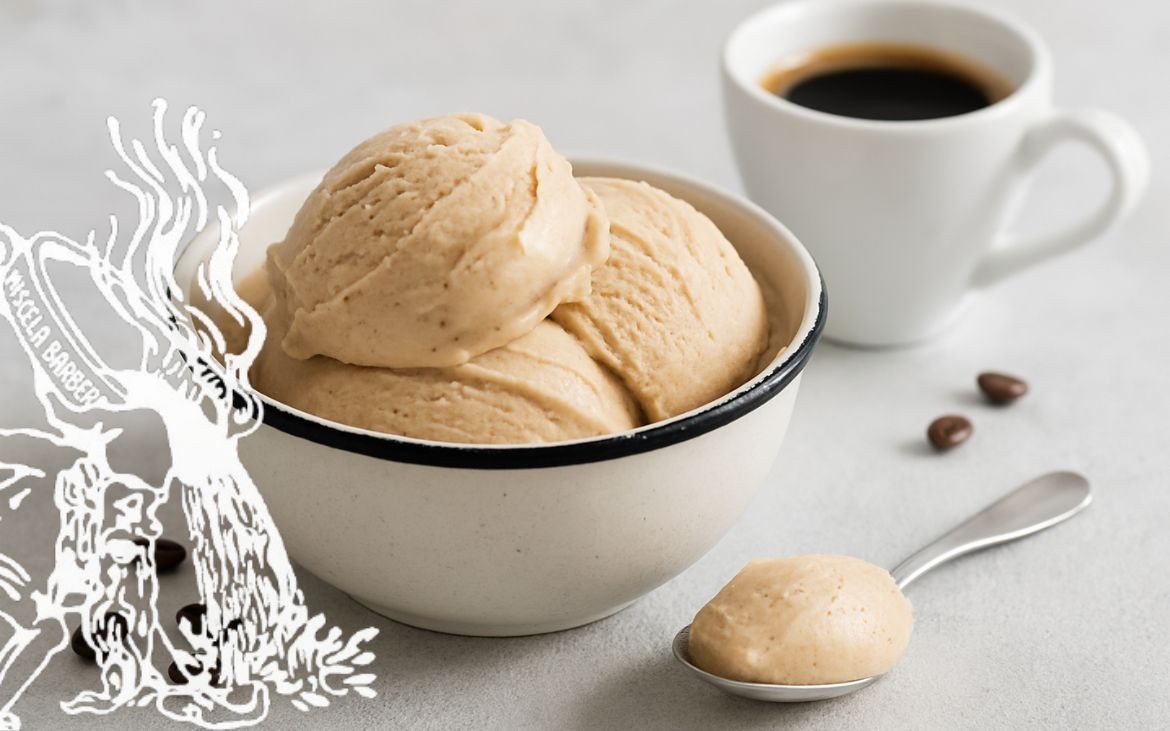 Gelato allo yogurt e caffè
